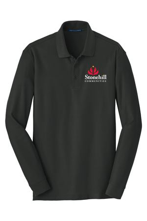 K100LS- STONEHILL Port Authority® Long Sleeve Core Classic Pique Polo