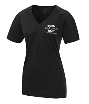 LST700- U OF I BURN UNIT Sport-Tek® Ladies Ultimate Performance V-Neck