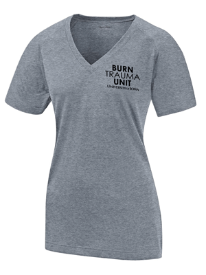LST700- U OF I BURN UNIT Sport-Tek® Ladies Ultimate Performance V-Neck