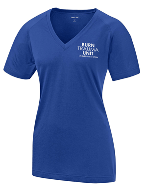LST700- U OF I BURN UNIT Sport-Tek® Ladies Ultimate Performance V-Neck