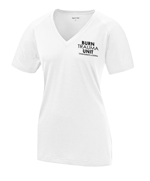 LST700- U OF I BURN UNIT Sport-Tek® Ladies Ultimate Performance V-Neck