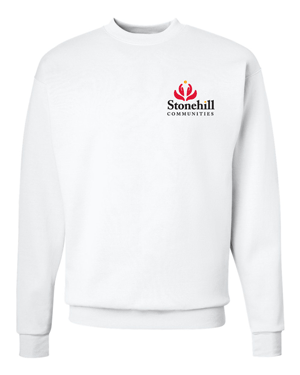 P160- STONEHILL Hanes - Ecosmart® Crewneck Sweatshirt