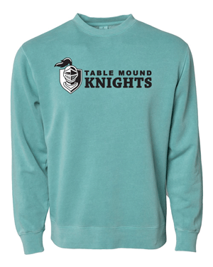 PRM3500- TABLE MOUND Unisex Midweight Pigment-Dyed Crewneck Sweatshirt