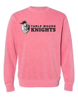 PRM3500- TABLE MOUND Unisex Midweight Pigment-Dyed Crewneck Sweatshirt