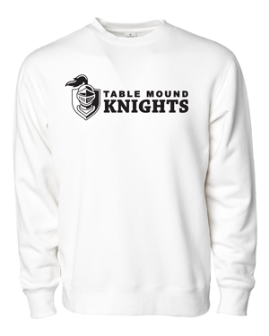 PRM3500- TABLE MOUND Unisex Midweight Pigment-Dyed Crewneck Sweatshirt