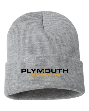 SP12- PLYMOUTH LUBES Sportsman - Solid 12" Cuffed Beanie
