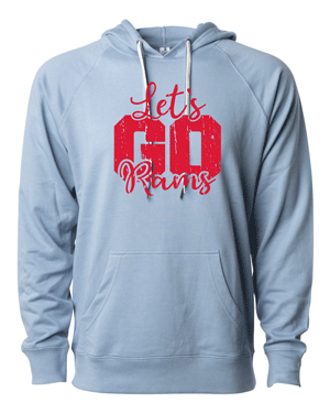 SS1000- DBQ SENIOR BOOSTER Unisex Lightweight Loopback Terry Hooded Pullover