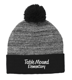 STC41- TABLE MOUND Sport-Tek ® Heather Pom Pom Beanie