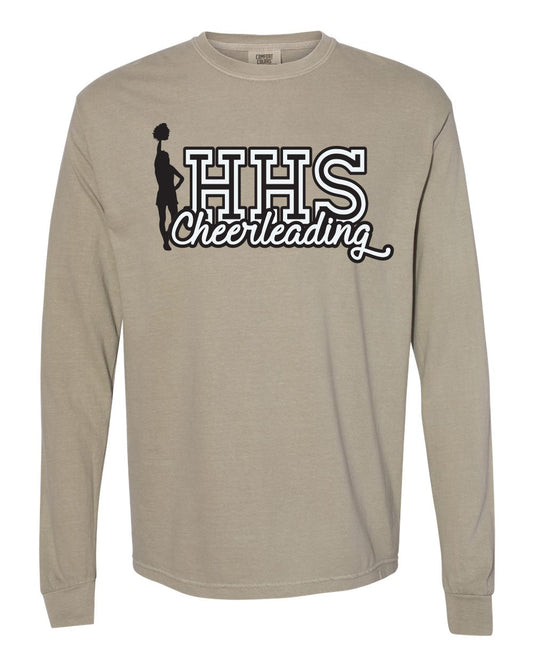 6014- HEMPSTEAD CHEER Unisex Garment-Dyed Long Sleeve T-Shirt