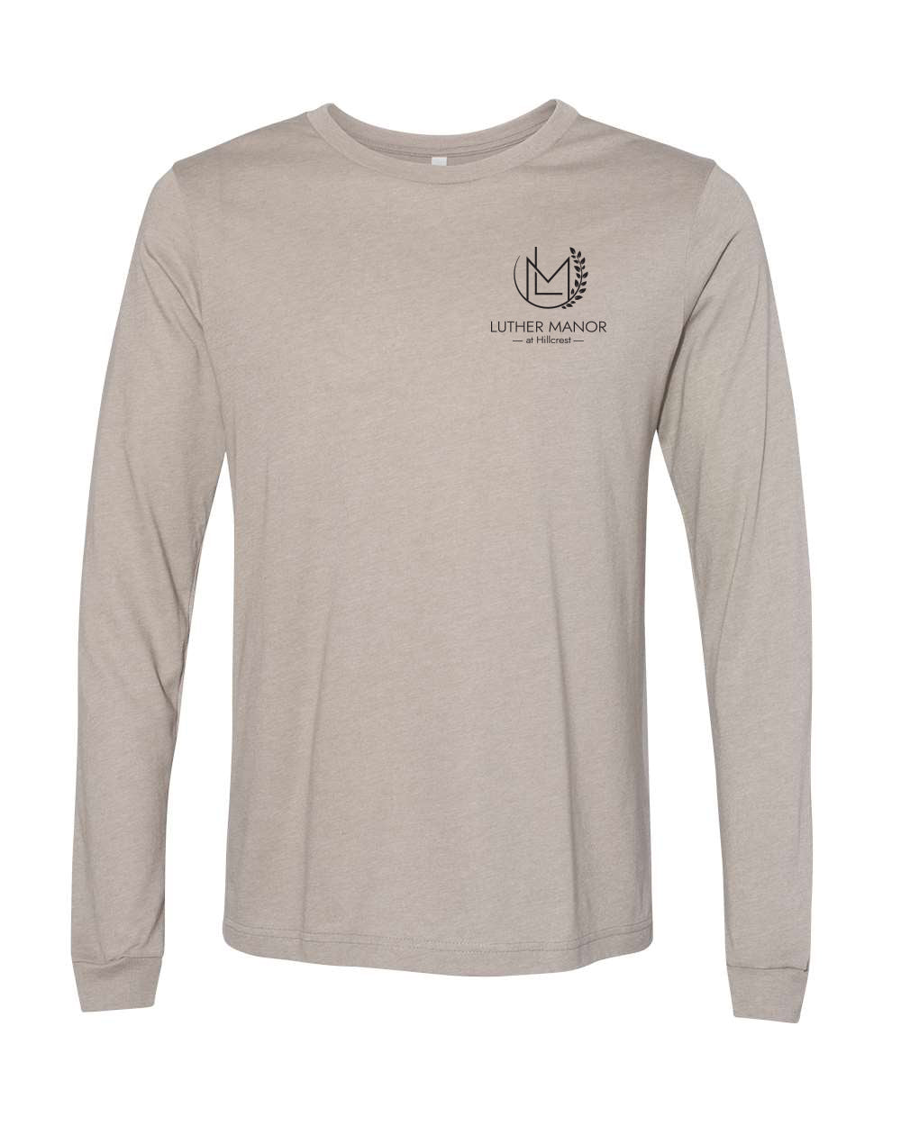 3501CVC- LUTHER MANOR Heather Long Sleeve Tee