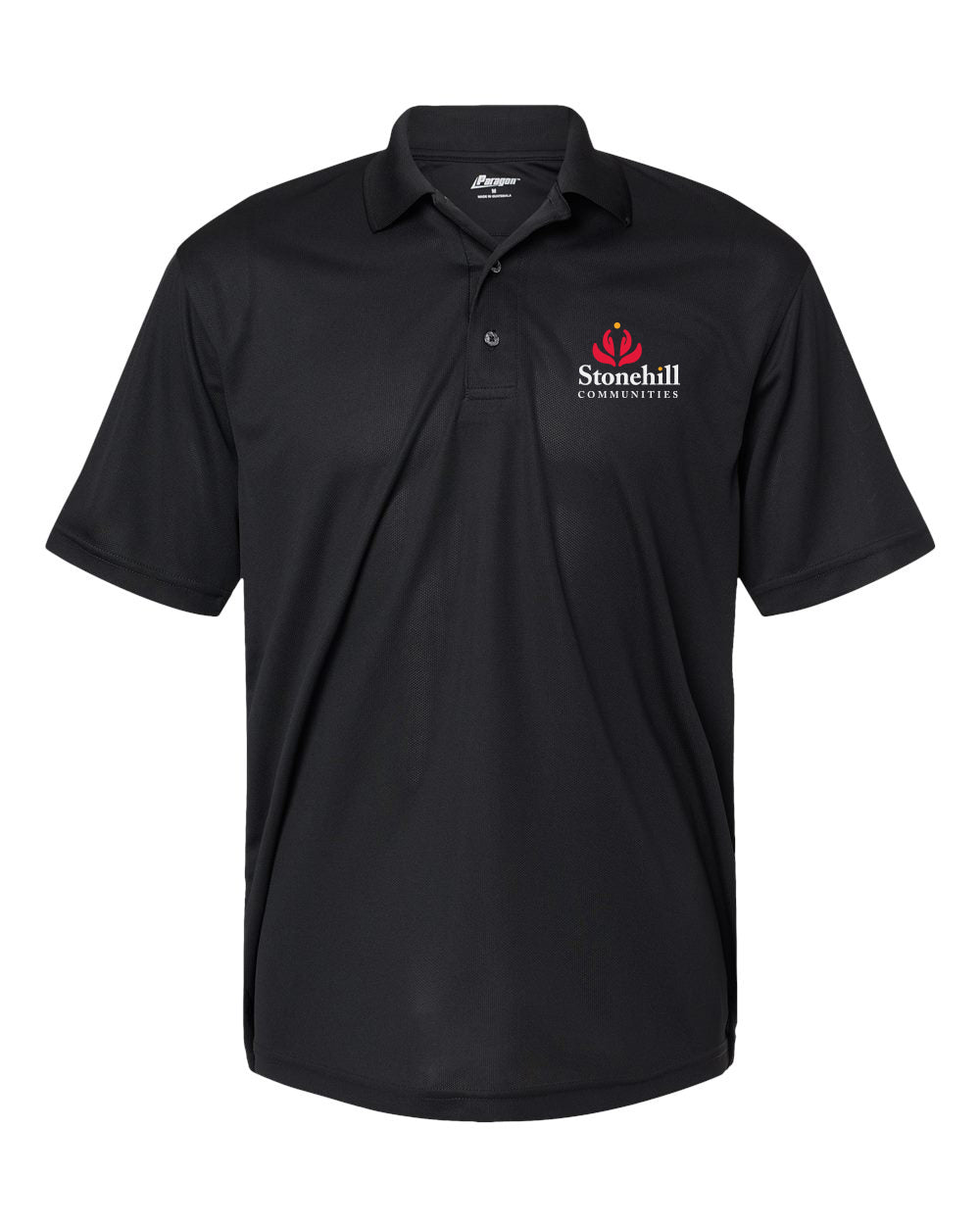 100- STONEHILL Men's Saratoga Performance Mini Mesh Polo