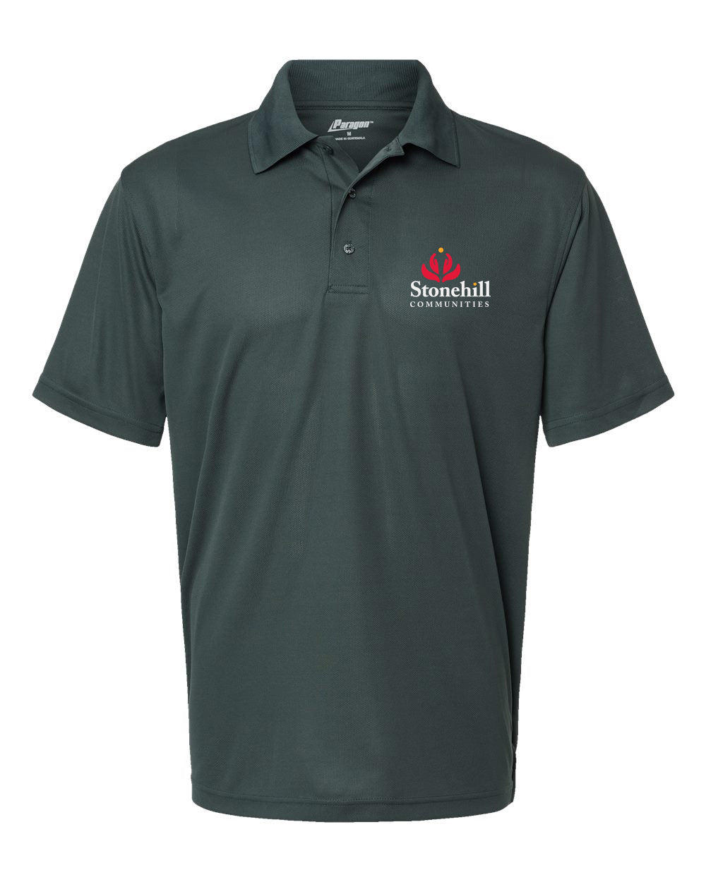 100- STONEHILL Men's Saratoga Performance Mini Mesh Polo