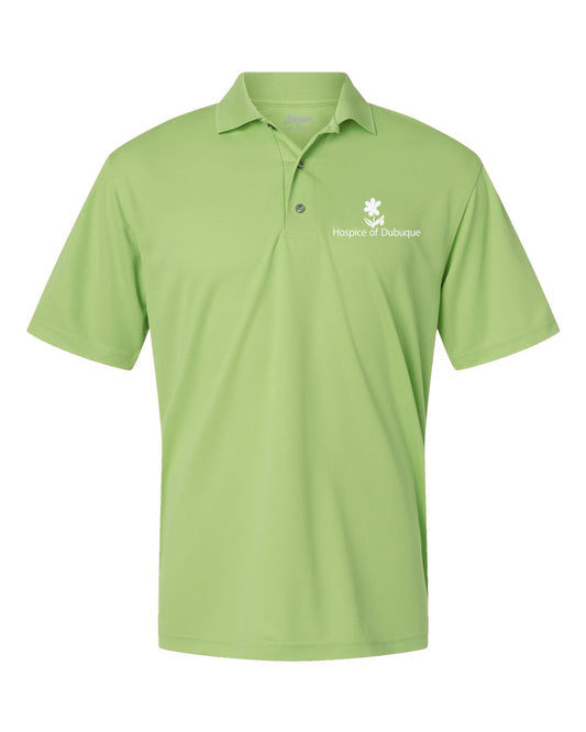 100- HOSPICE Men's Saratoga Performance Mini Mesh Polo