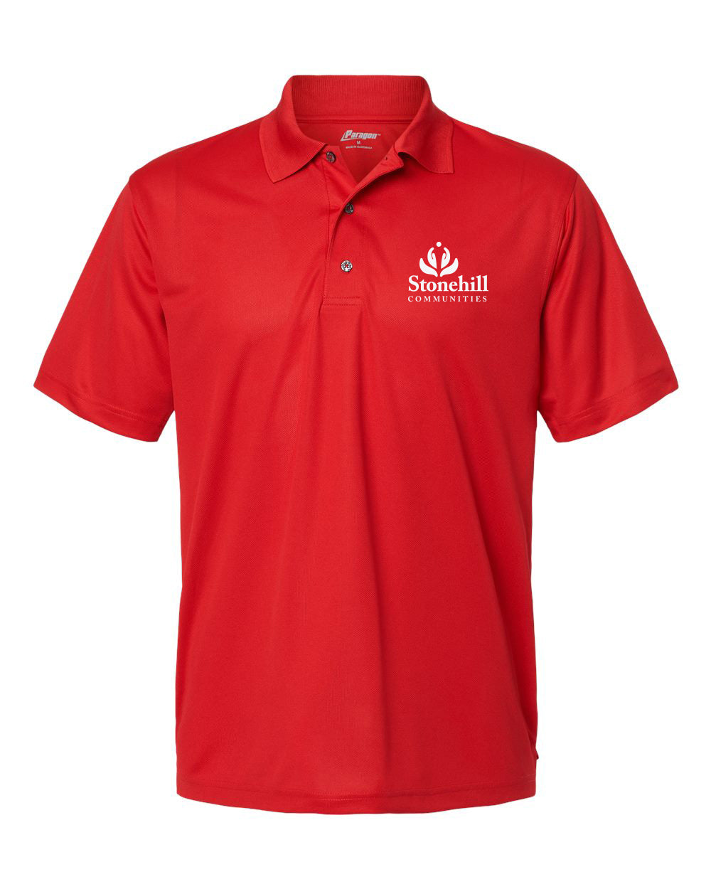 100- STONEHILL Men's Saratoga Performance Mini Mesh Polo