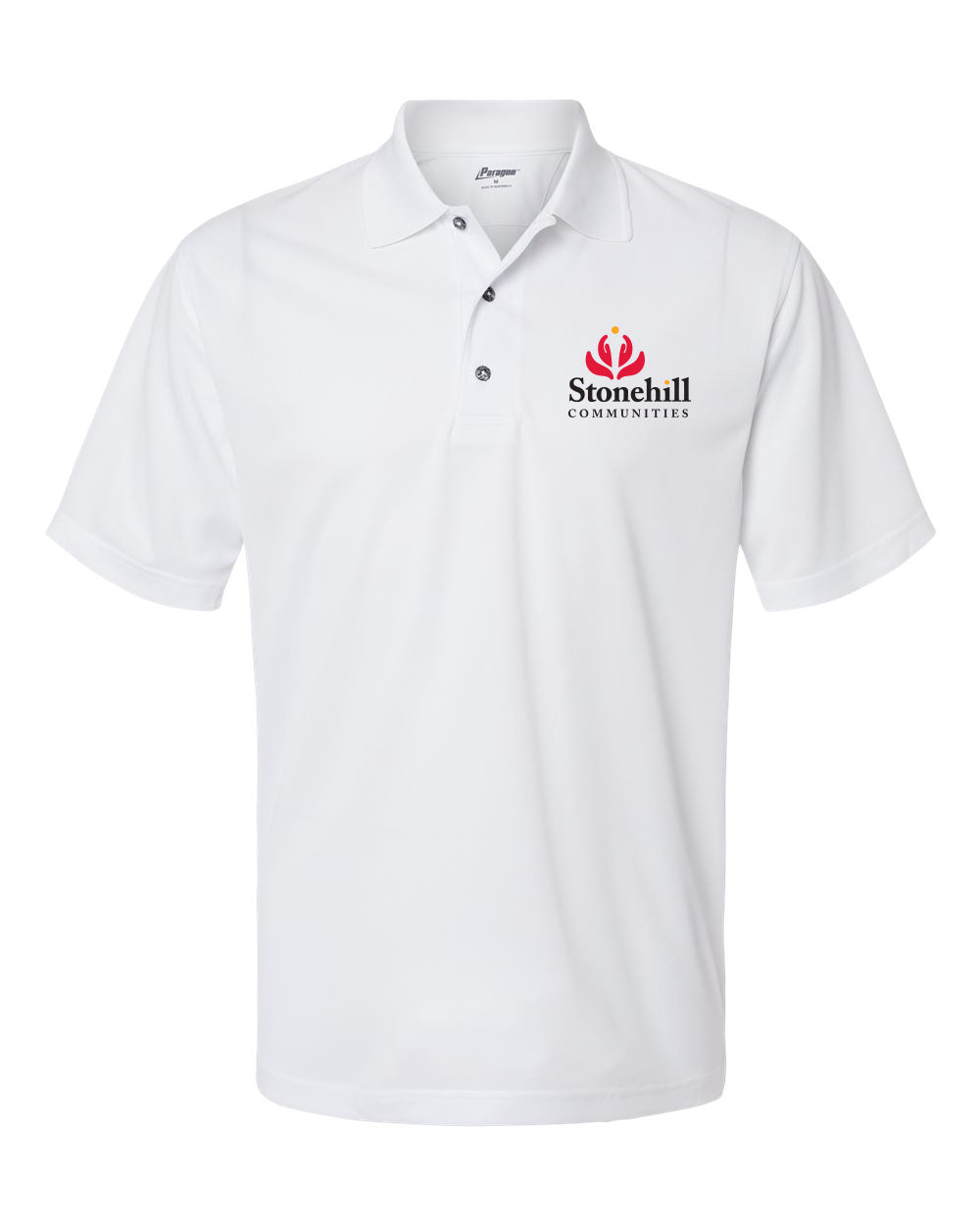 100- STONEHILL Men's Saratoga Performance Mini Mesh Polo