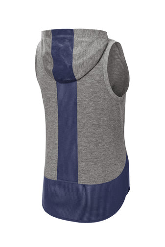 LST410- SHERRILL Sport-Tek ® Ladies PosiCharge ® Tri-Blend Wicking Draft Hoodie Tank