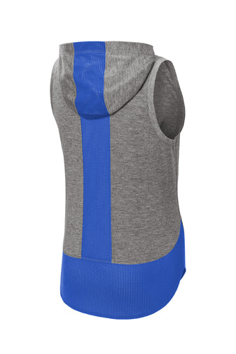 LST410- SHERRILL Sport-Tek ® Ladies PosiCharge ® Tri-Blend Wicking Draft Hoodie Tank