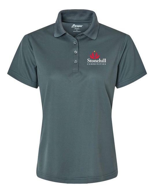 104- STONEHILL Women's Saratoga Performance Mini Mesh Polo