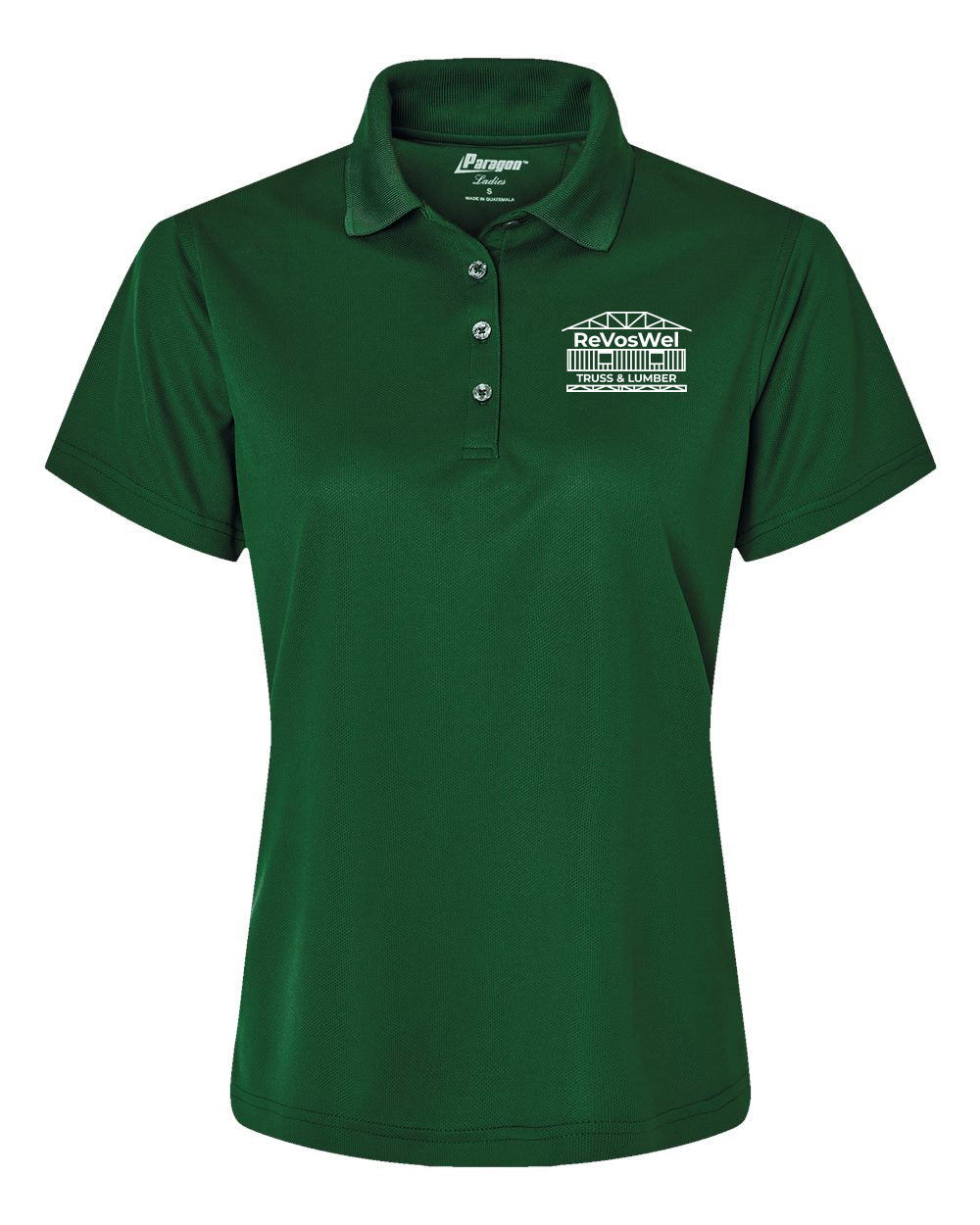 104- REVOSWEL Women's Saratoga Performance Mini Mesh Polo