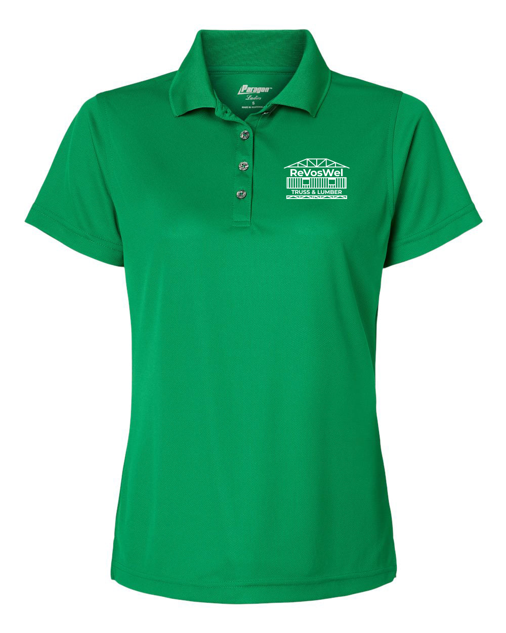 104- REVOSWEL Women's Saratoga Performance Mini Mesh Polo