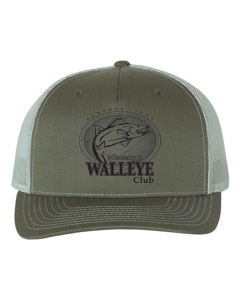 112FP- MISSISSIPPI WALLEYE CLUB Five-Panel Trucker Cap