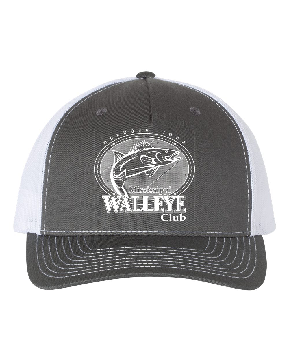 112FP- MISSISSIPPI WALLEYE CLUB Five-Panel Trucker Cap