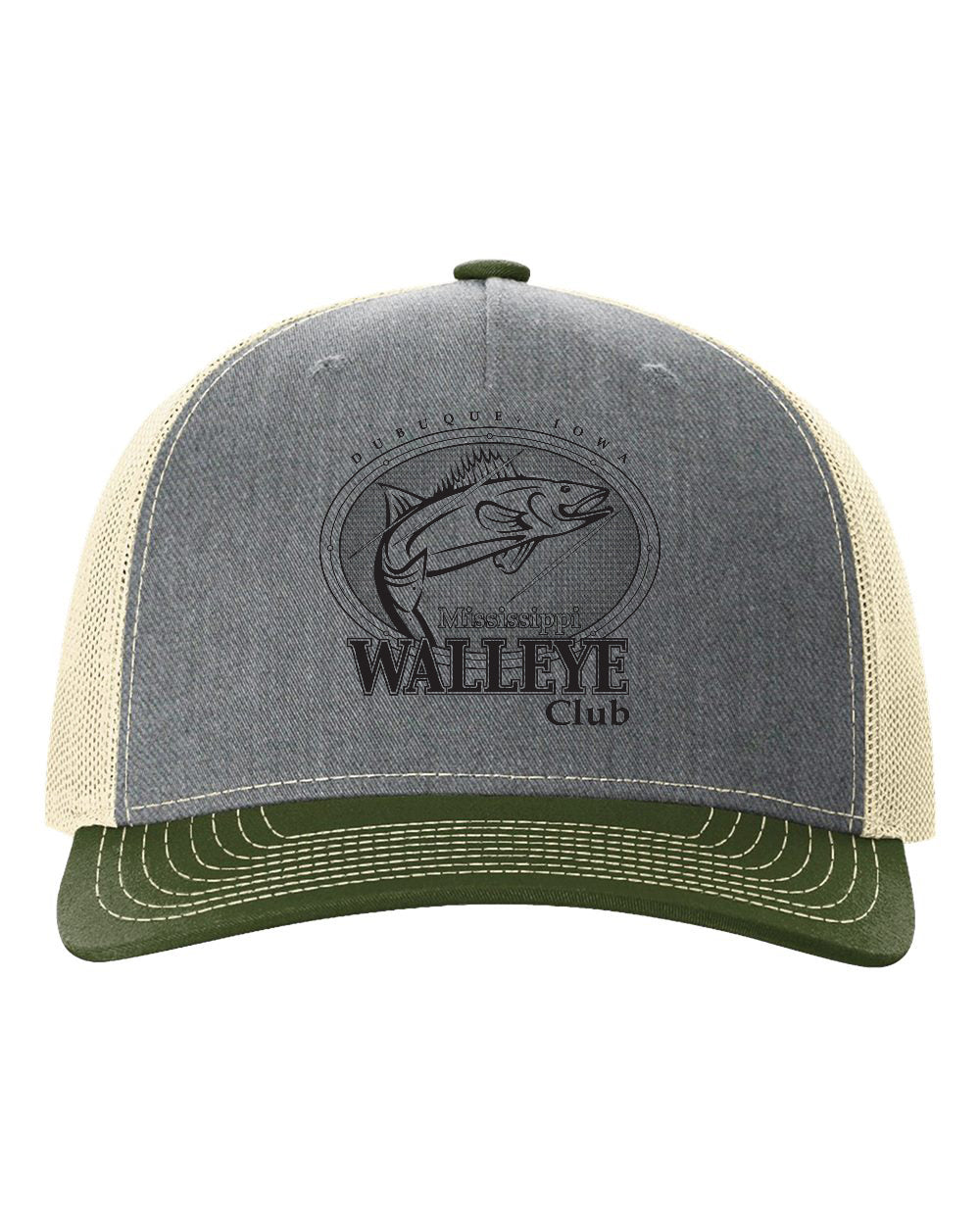 112FP- MISSISSIPPI WALLEYE CLUB Five-Panel Trucker Cap