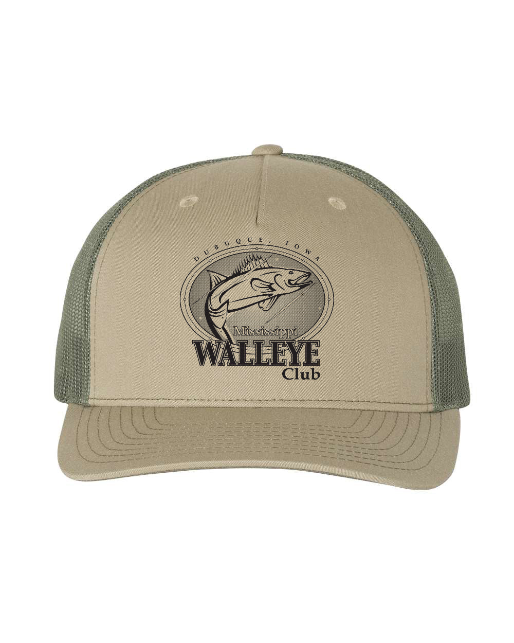 112FP- MISSISSIPPI WALLEYE CLUB Five-Panel Trucker Cap