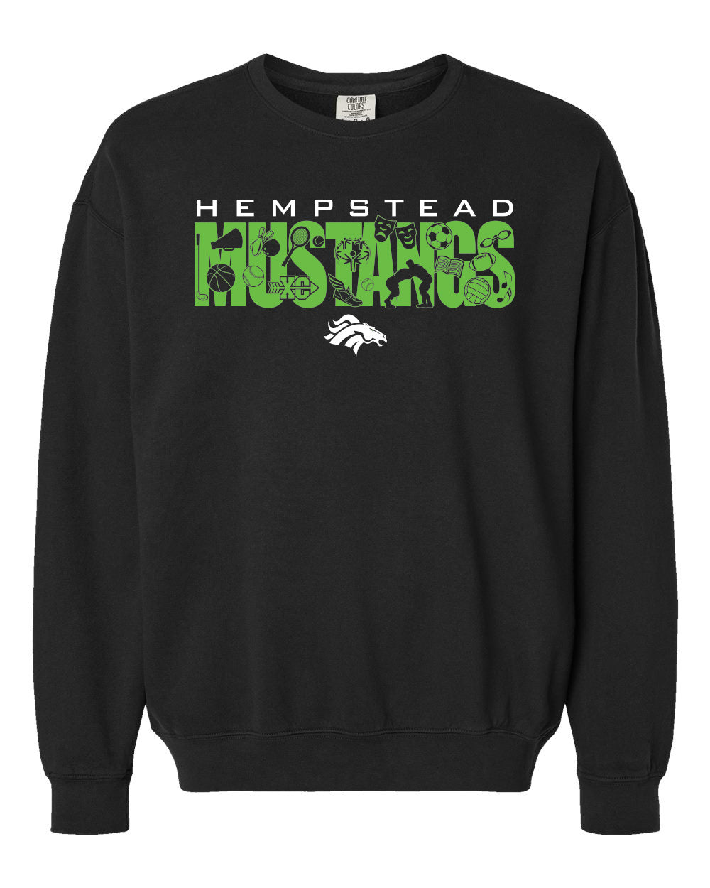 1466- HEMPSTEAD STAFF Unisex Lightweight Crewneck Sweatshirt