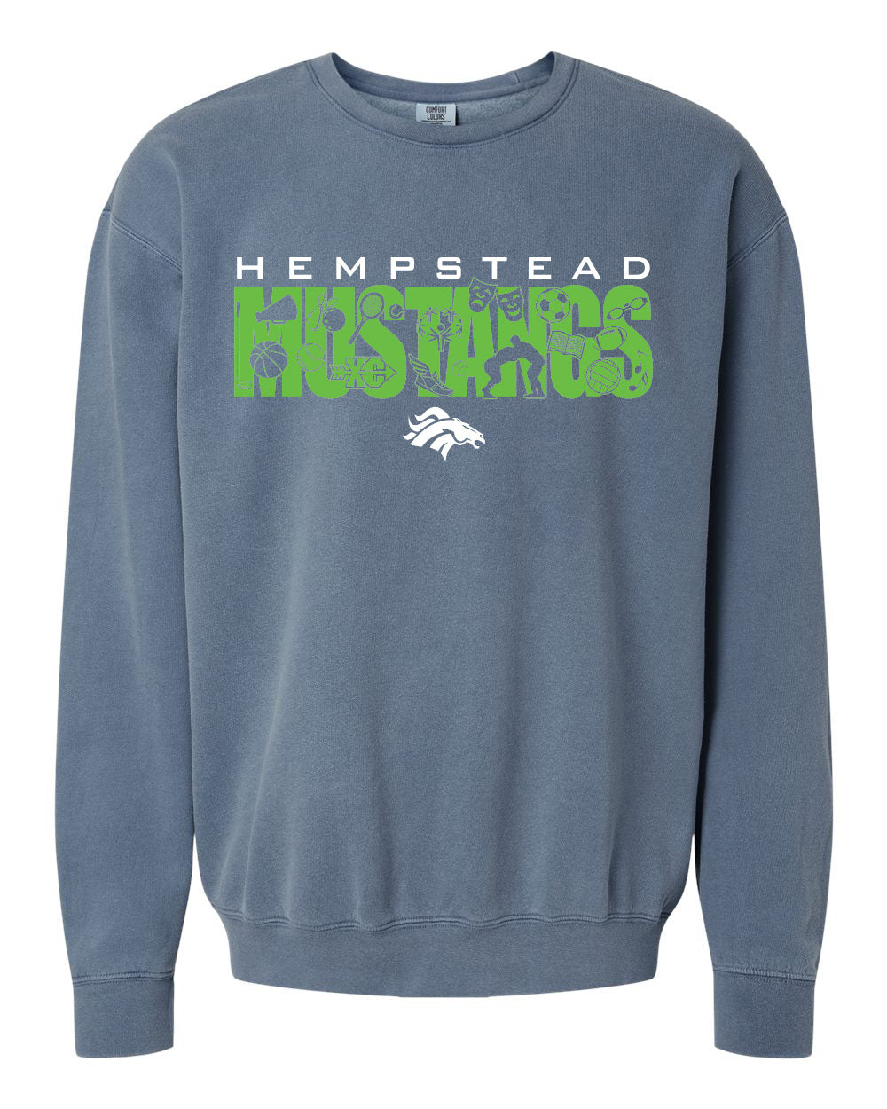 1466- HEMPSTEAD STAFF Unisex Lightweight Crewneck Sweatshirt