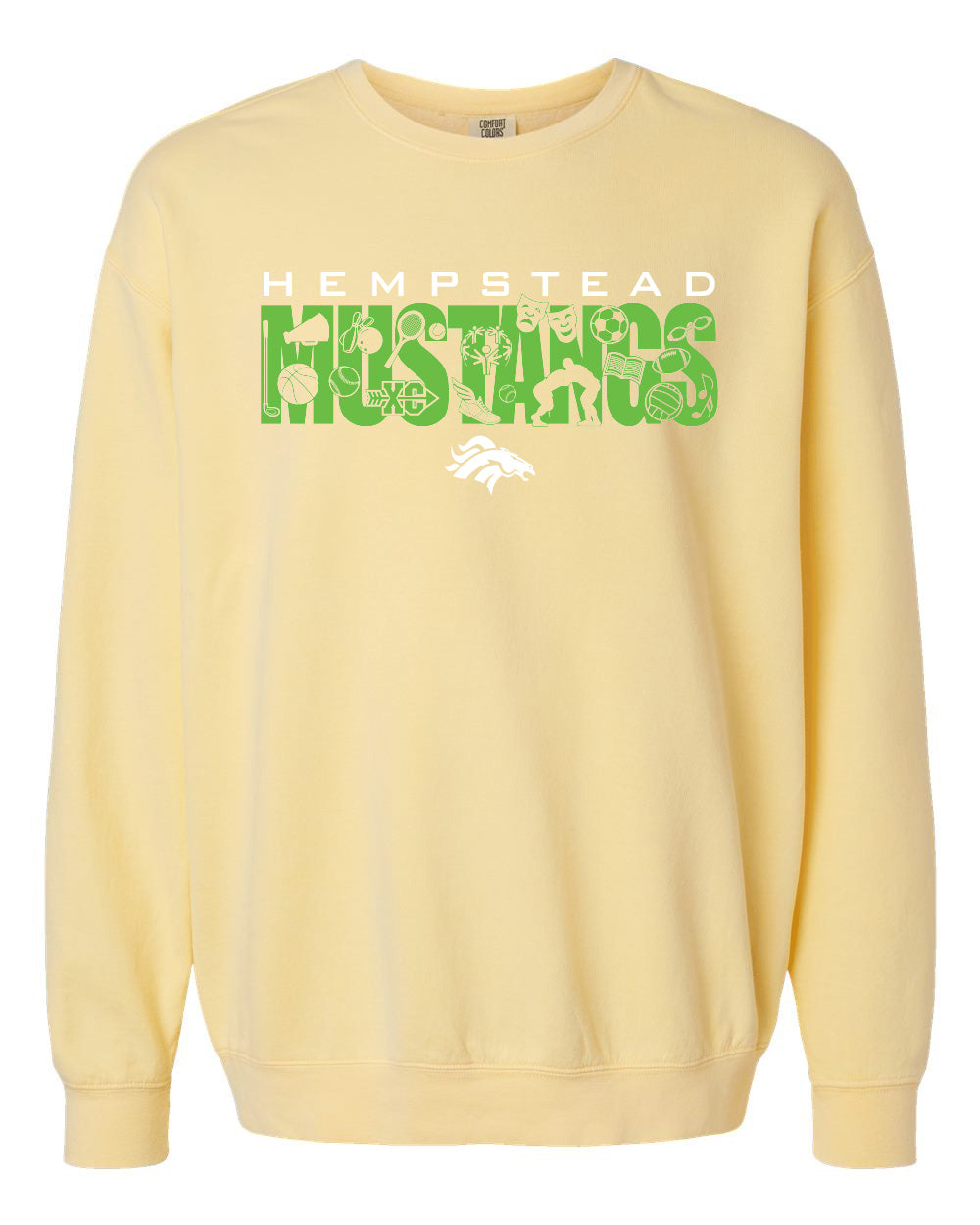 1466- HEMPSTEAD STAFF Unisex Lightweight Crewneck Sweatshirt