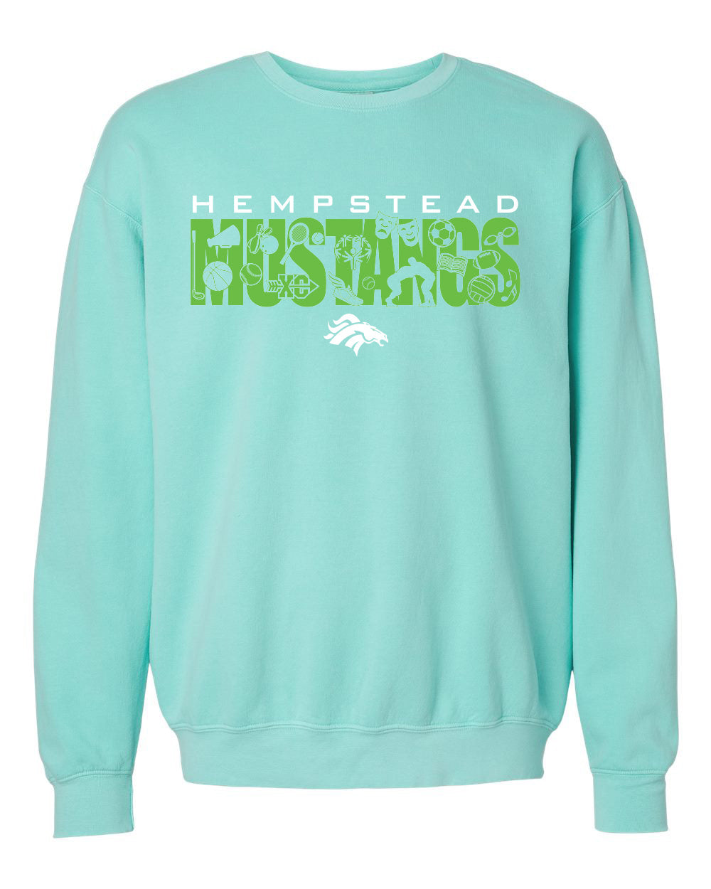 1466- HEMPSTEAD STAFF Unisex Lightweight Crewneck Sweatshirt