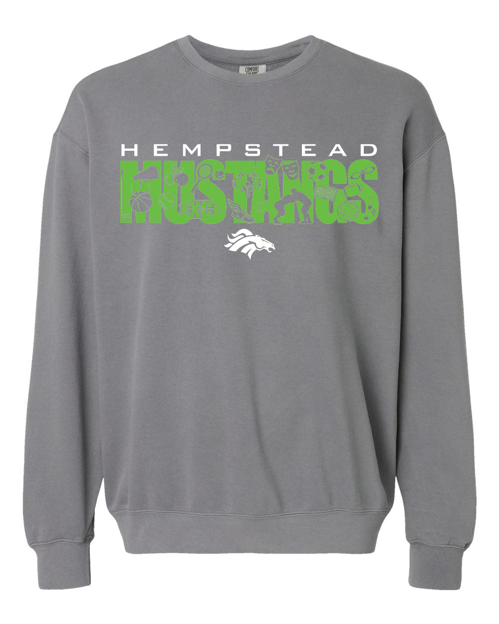 1466- HEMPSTEAD STAFF Unisex Lightweight Crewneck Sweatshirt