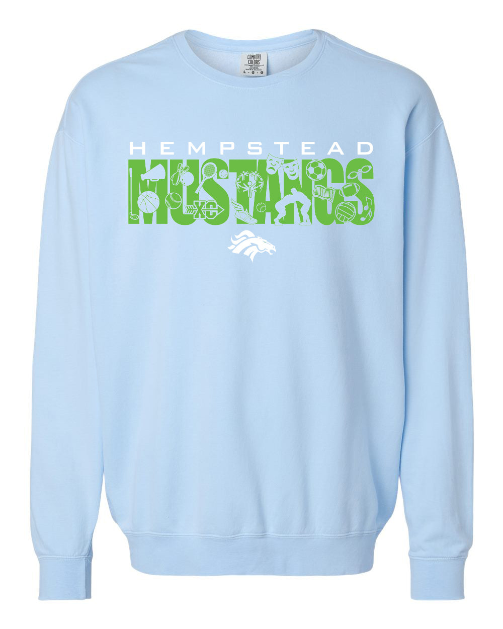 1466- HEMPSTEAD STAFF Unisex Lightweight Crewneck Sweatshirt