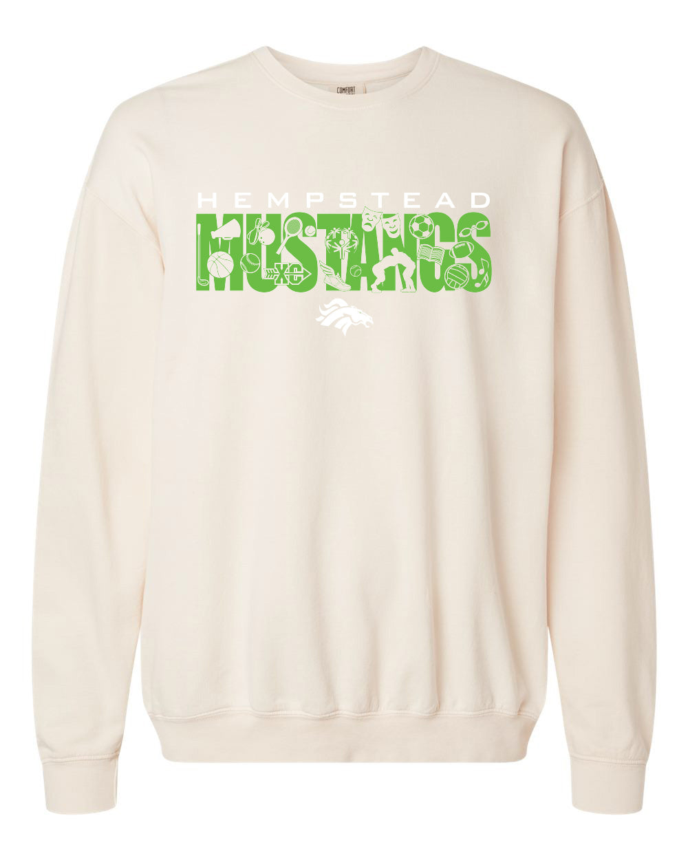 1466- HEMPSTEAD STAFF Unisex Lightweight Crewneck Sweatshirt