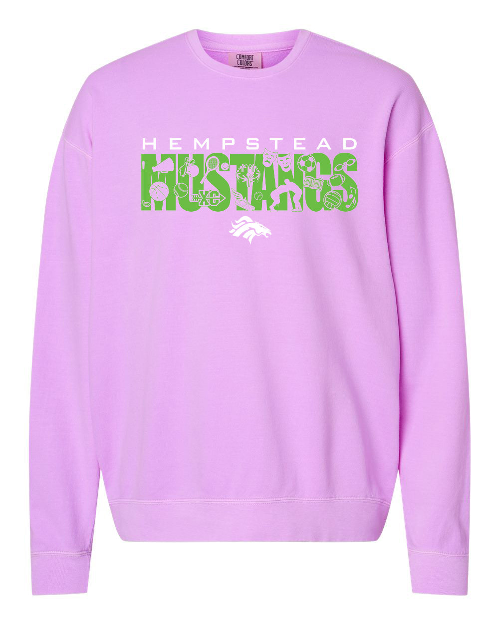 1466- HEMPSTEAD STAFF Unisex Lightweight Crewneck Sweatshirt