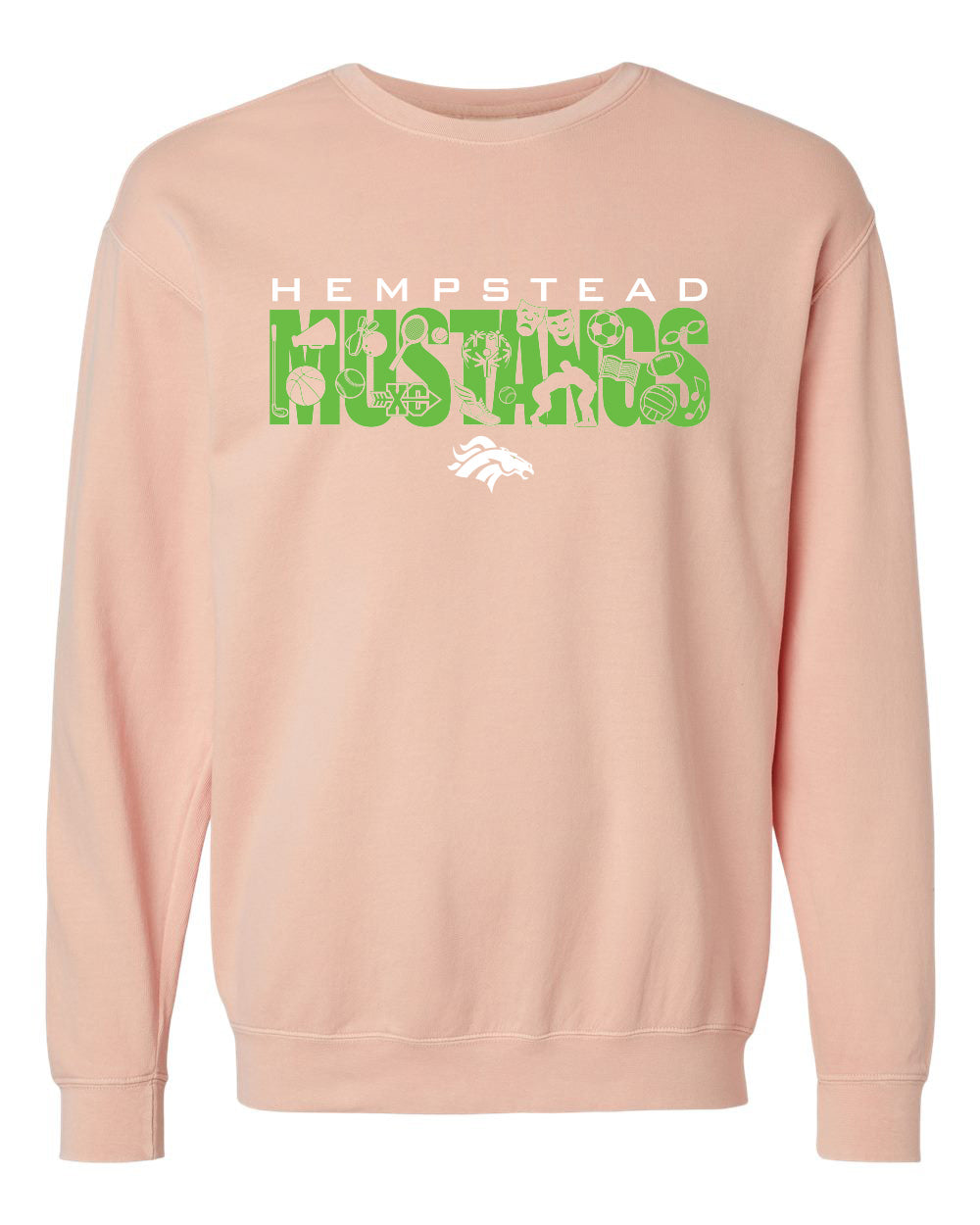 1466- HEMPSTEAD STAFF Unisex Lightweight Crewneck Sweatshirt