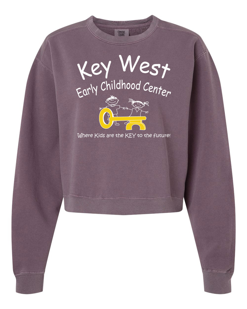 1566L- KEY WEST EARLY CHILDHOOD Women's Mid-Length Crewneck Sweatshirt