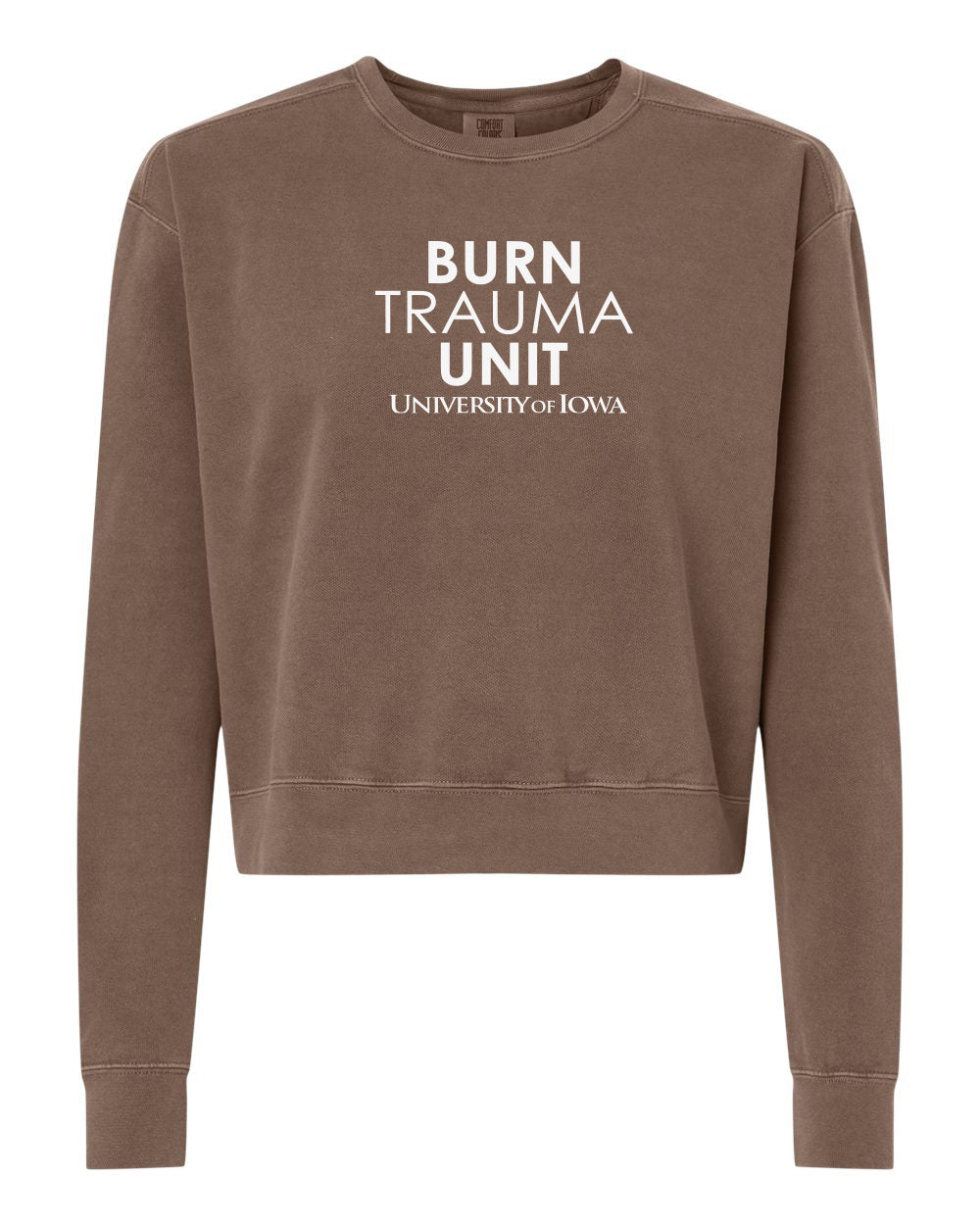 1566L- U OF I BURN UNIT Women's Mid-Length Crewneck Sweatshirt