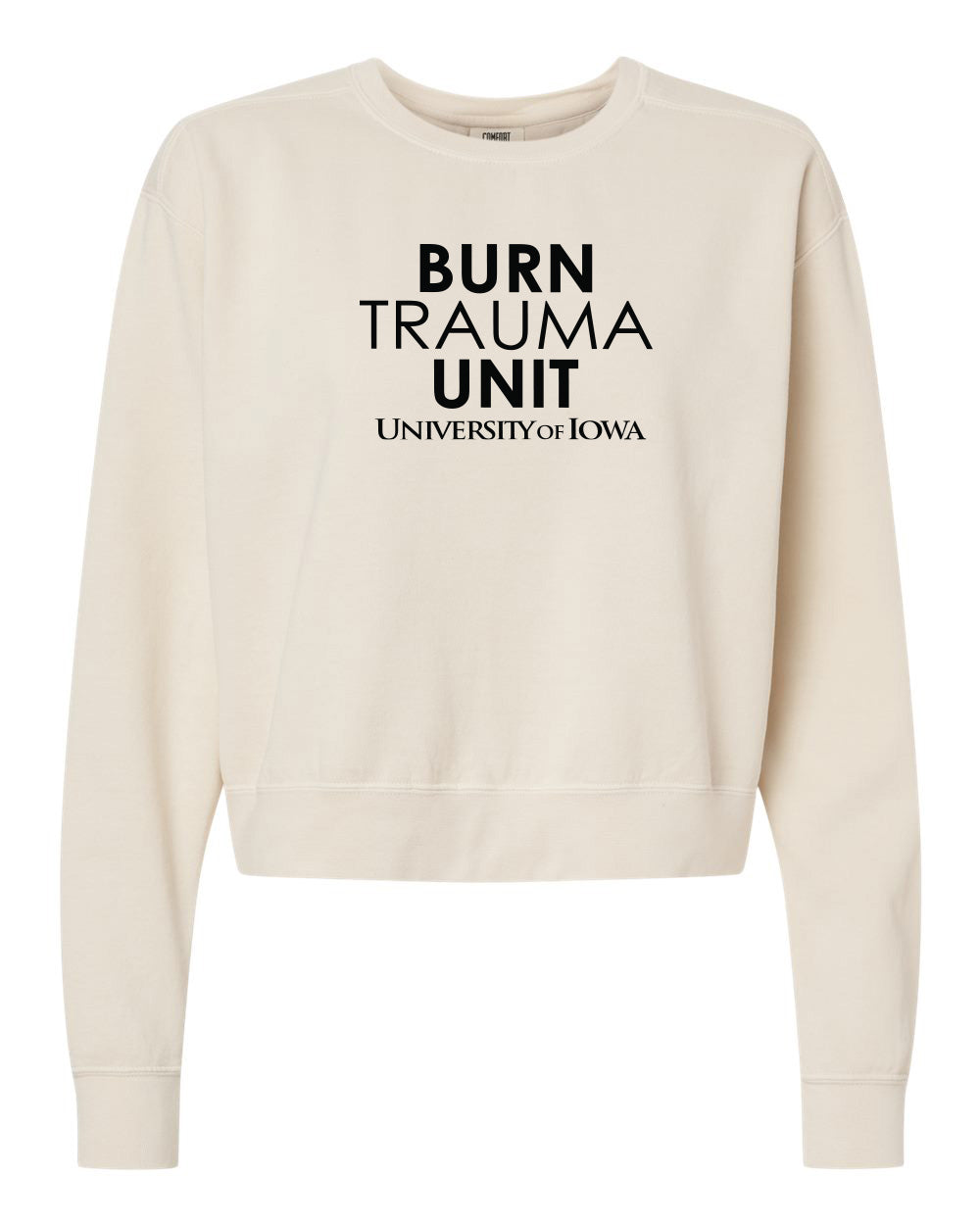 1566L- U OF I BURN UNIT Women's Mid-Length Crewneck Sweatshirt