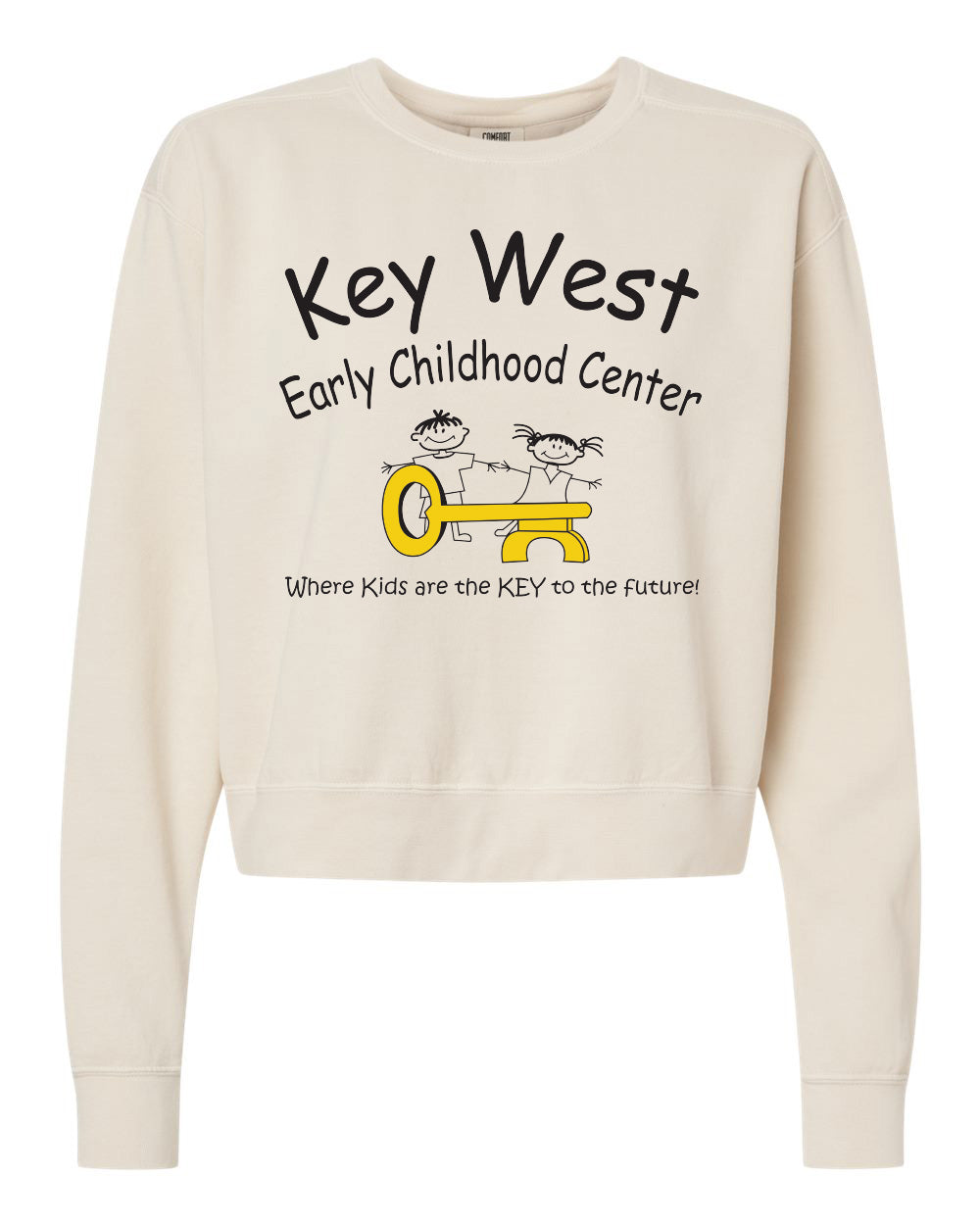 1566L- KEY WEST EARLY CHILDHOOD Women's Mid-Length Crewneck Sweatshirt