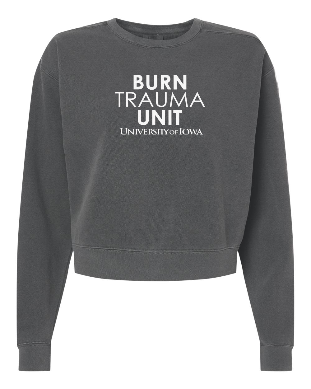 1566L- U OF I BURN UNIT Women's Mid-Length Crewneck Sweatshirt