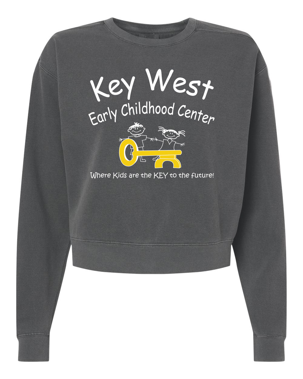 1566L- KEY WEST EARLY CHILDHOOD Women's Mid-Length Crewneck Sweatshirt