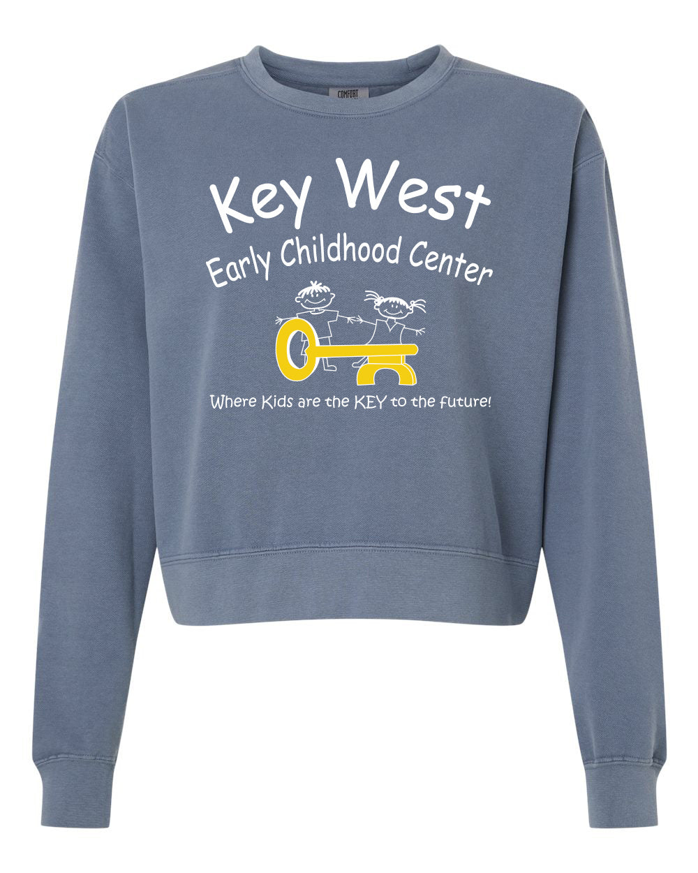 1566L- KEY WEST EARLY CHILDHOOD Women's Mid-Length Crewneck Sweatshirt