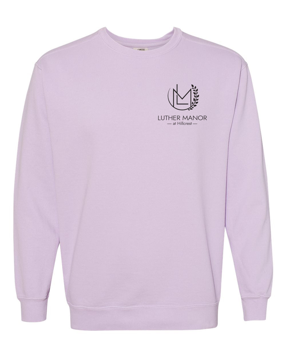 1566- LUTHER MANOR Unisex Garment-Dyed Crewneck Sweatshirt