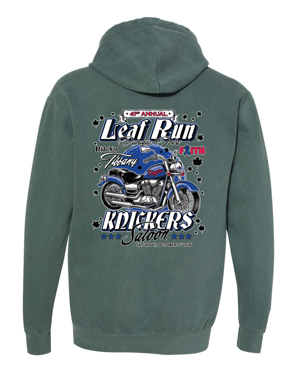 1567- KNICKERS Unisex Garment-Dyed Hooded Sweatshirt