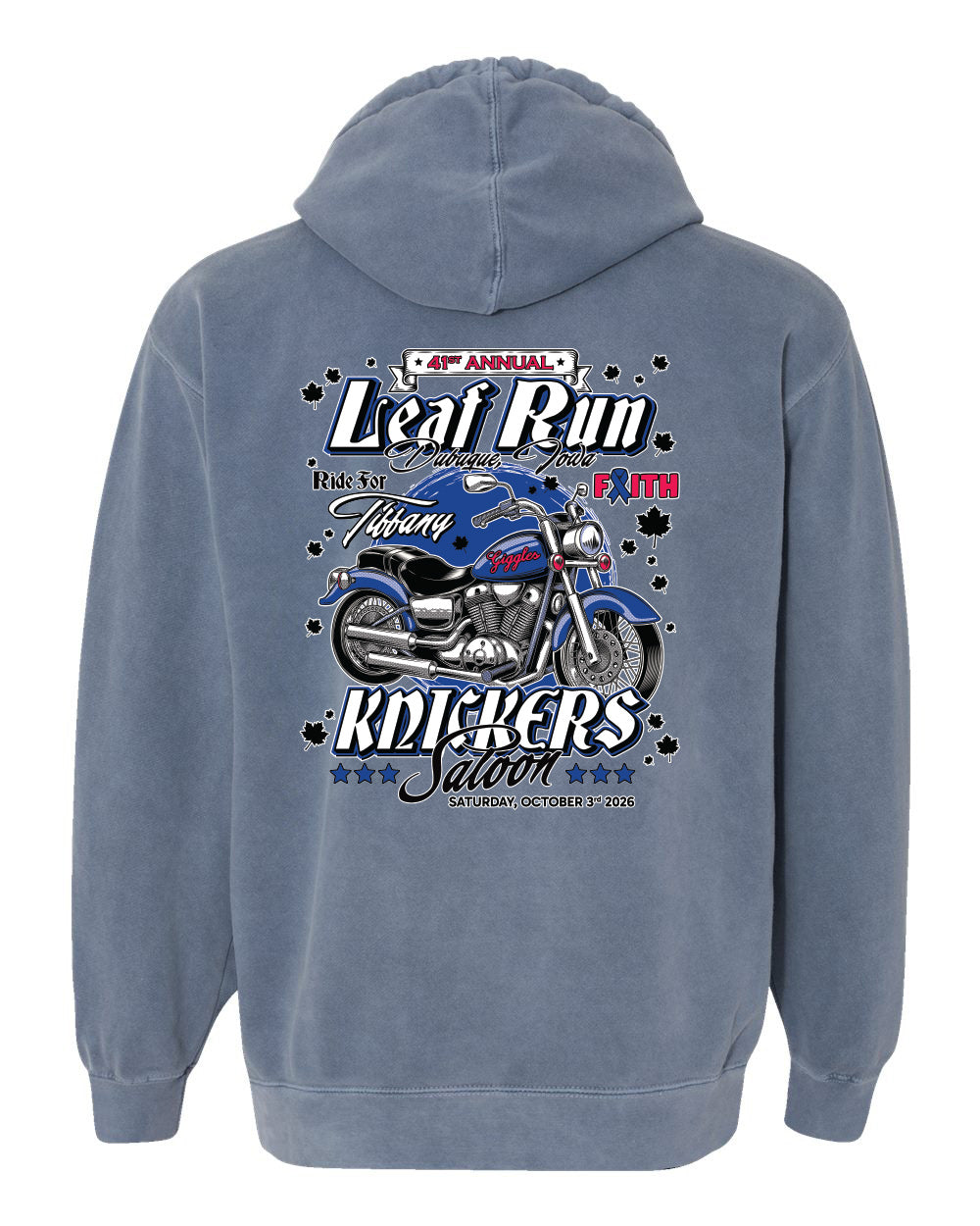 1567- KNICKERS Unisex Garment-Dyed Hooded Sweatshirt