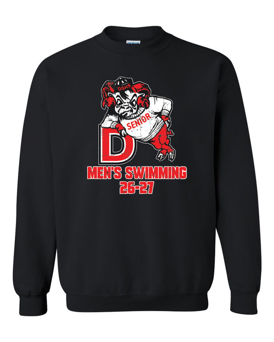 18000- DBQ SENIOR MEN'S SWIM Gildan - Heavy Blend™ Crewneck Sweatshirt