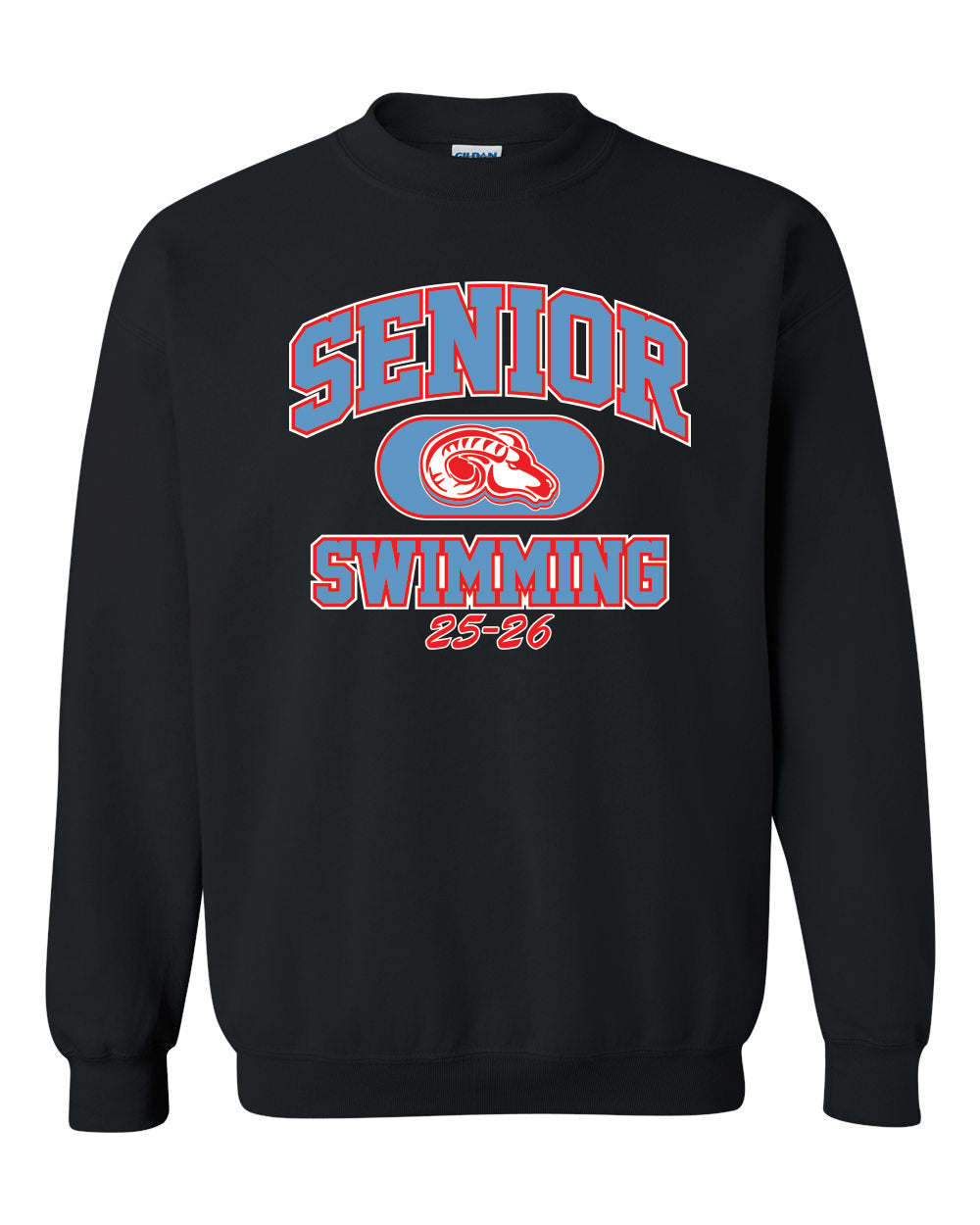 18000- DBQ SENIOR MEN'S SWIM Gildan - Heavy Blend™ Crewneck Sweatshirt
