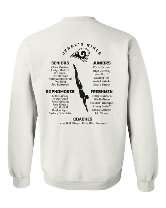 18000- SENIOR SWIM CITY CHAMPS Gildan - Heavy Blend™ Crewneck Sweatshirt